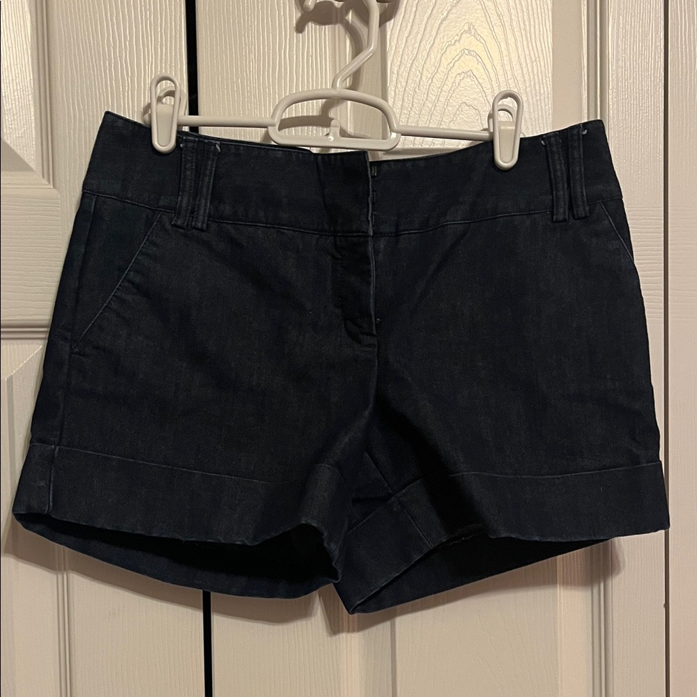 Express Dark Blue Jean Shorts